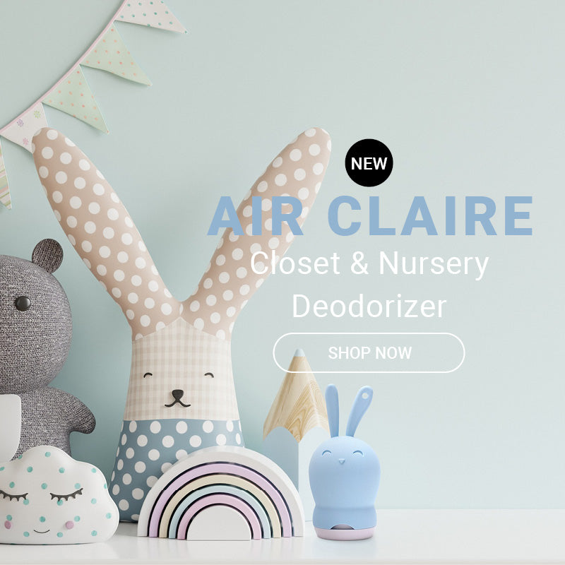Air Claire Air deodorizer to eliminate odors and refresh closets, pantries, nurseries, drawers Monkey Business
