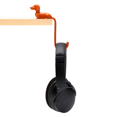3M dog tail hook for computer monitor and Shelfs – For Headphones - Monkey Business desk accessory