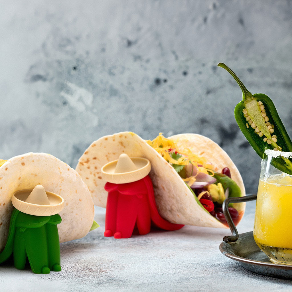 los dos Fun taco holders shaped like characters – perfect for themed dinners 2 by Monkey Buiness