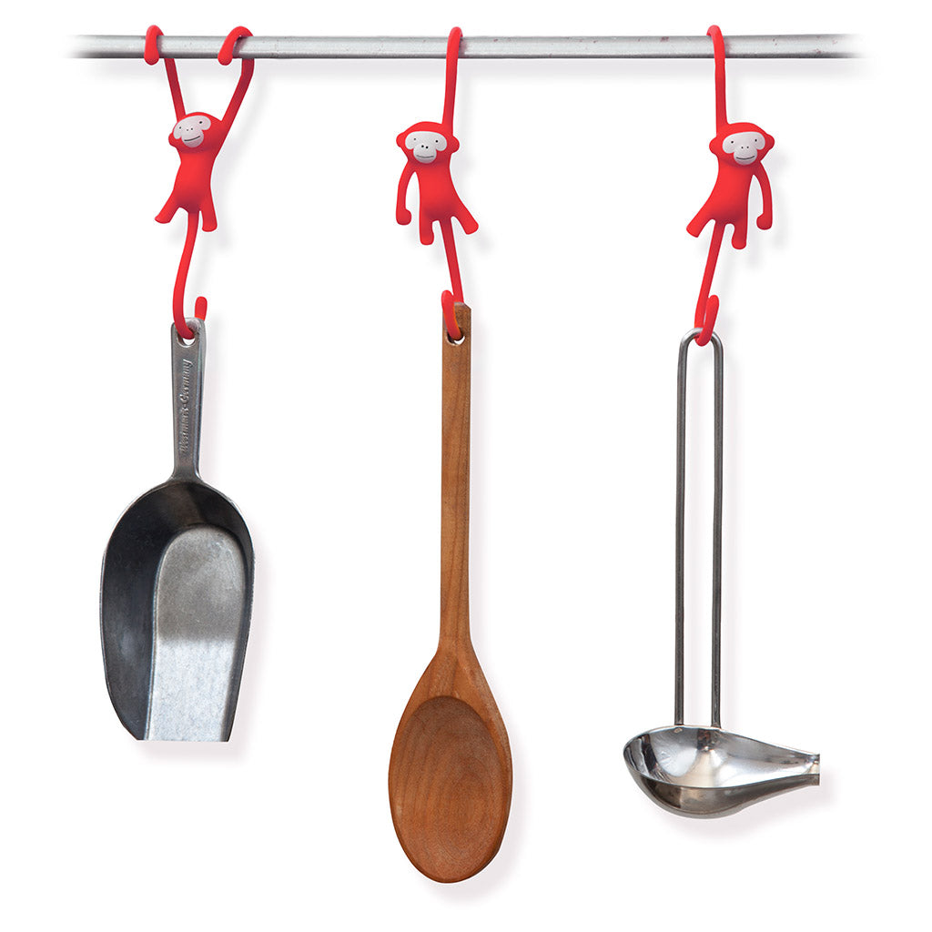 Just Hanging kitchen hooks – set of 3 organizers