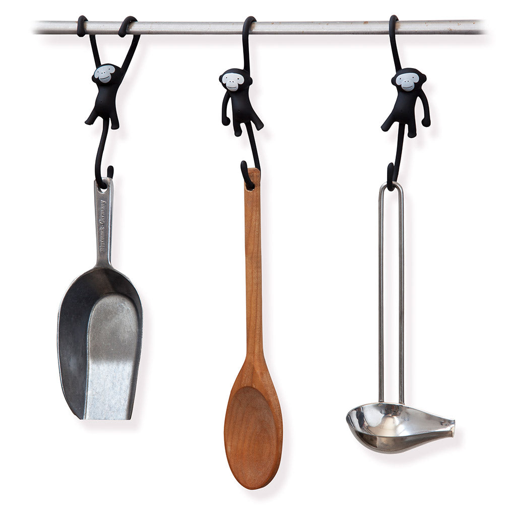 Fun and practical kitchen wall hooks