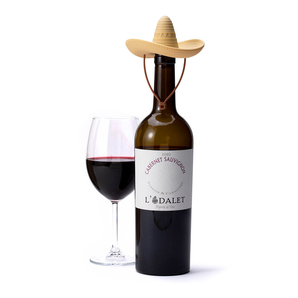 el CORKO Silicone Sombrero Bottle Stopper Monkey Business