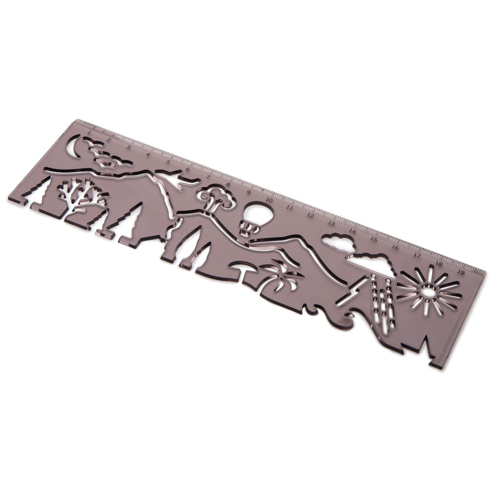 LANDSCAPE | Magical stencil & ruler - Monkey Business USA