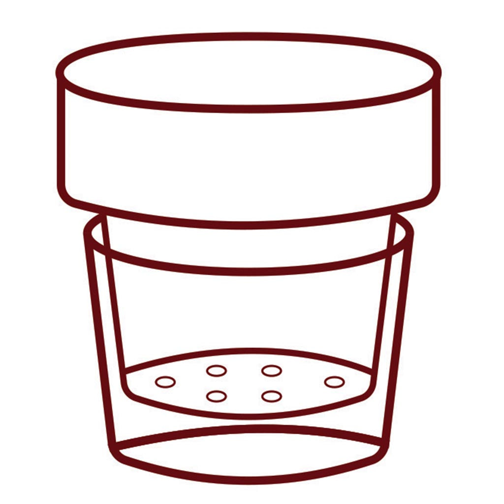 SLIM FLOWER POT | Small plants in tight spaces - - Monkey Business USA