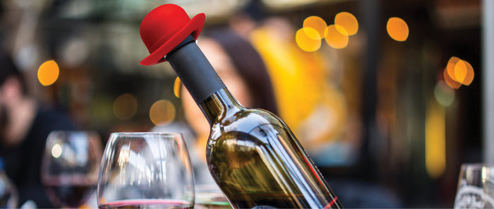 Increase your wine enjoyment using el CORKO sombrero bottle stopper without losing flavor or style