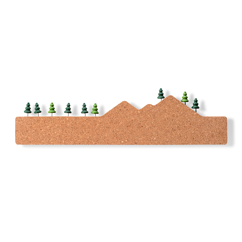Cute desk organizer for notes, photos & reminders with 9 pins