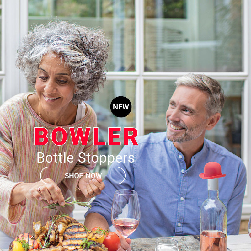 Bowler Bottle stopper - pack of 2 monkey Business