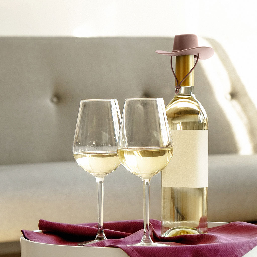 Howdy | Silicone Cowboy Hat  wine  fun party gift - part of 2