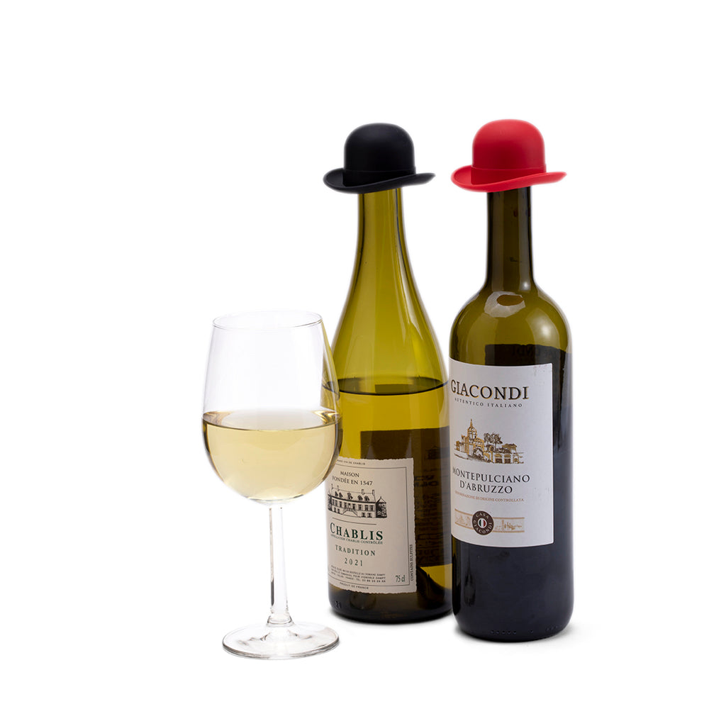 wine glass topper for bottle Bowler | Bottle Stopper