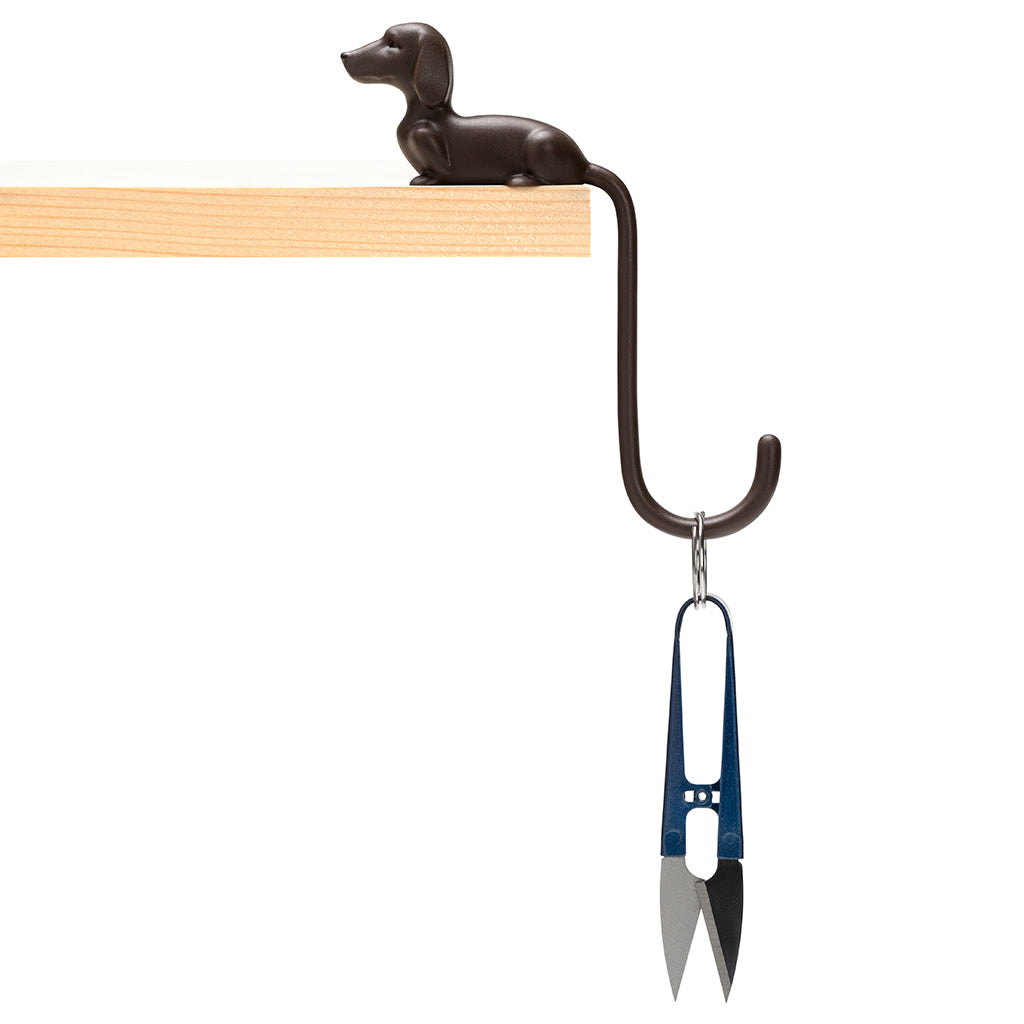3M dog tail hook for computer monitor and  Shelfs – Monkey Business desk accessory
