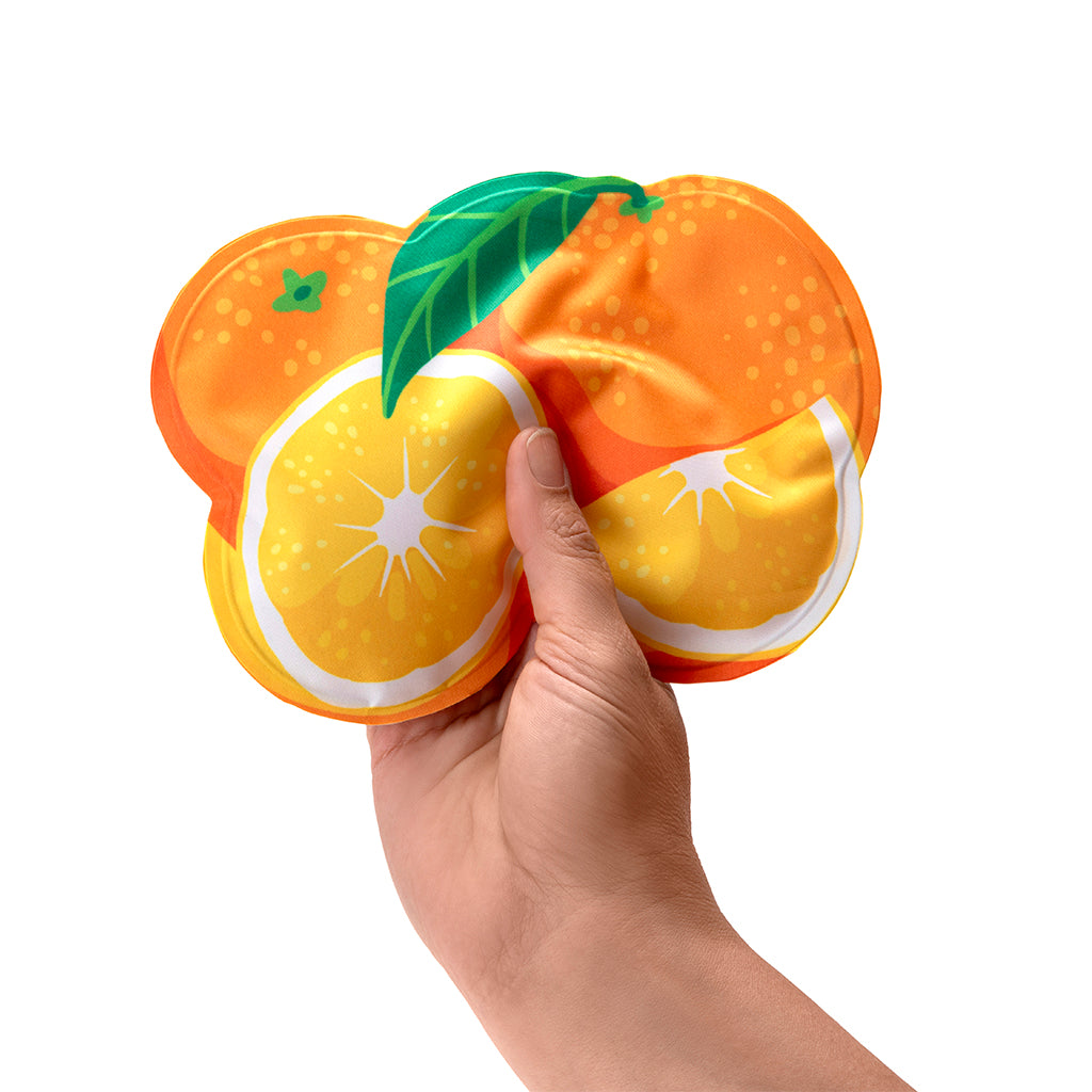 soft Illustrated orange ice pack for baby lunchbox by Monkey Business