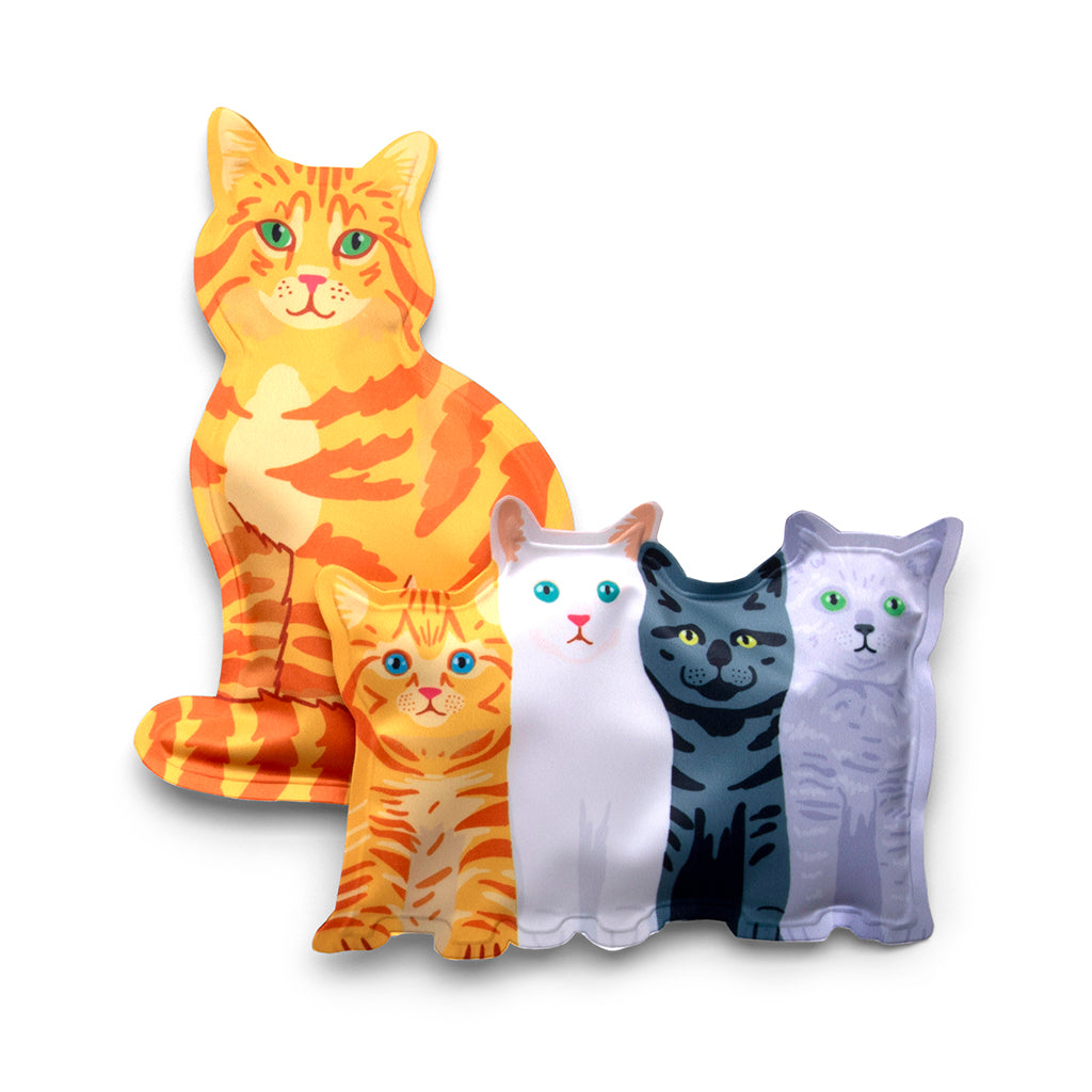 ICEPADZ Kitty Shaped Soft Ice Packs for Kids & Baby Bottles