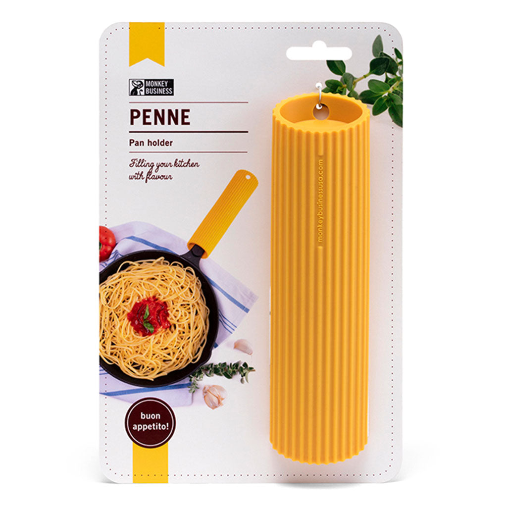 Penne silicone pan grip – pasta-shaped handle cover