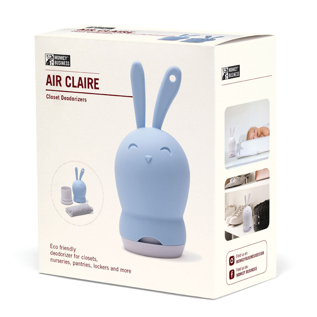 Air Claire | Air deodorizer to eliminate odors and refresh closets, pantries, nurseries, drawers and other confined spaces. Monkey Business 