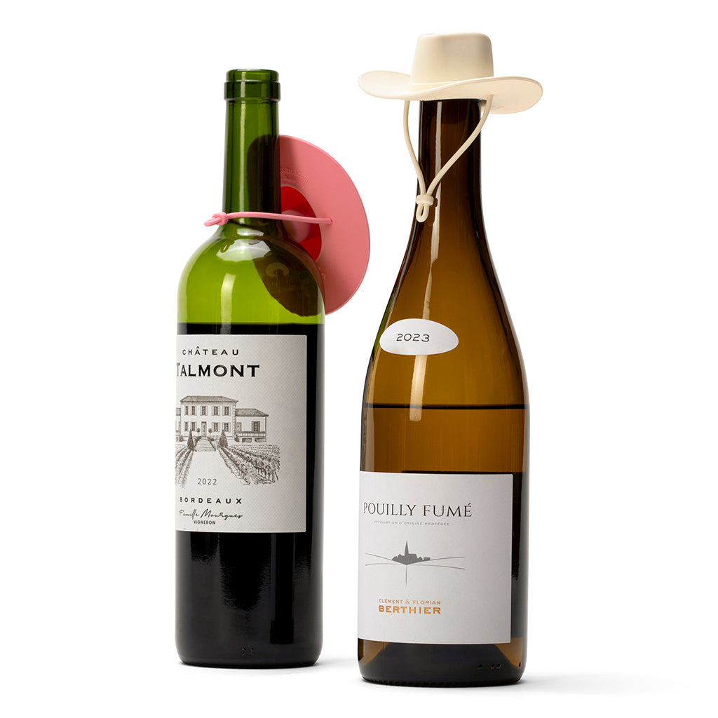 Western-themed wine bottle stoppers for bachelorette parties, girls' nights, country weddings, and BBQs.
