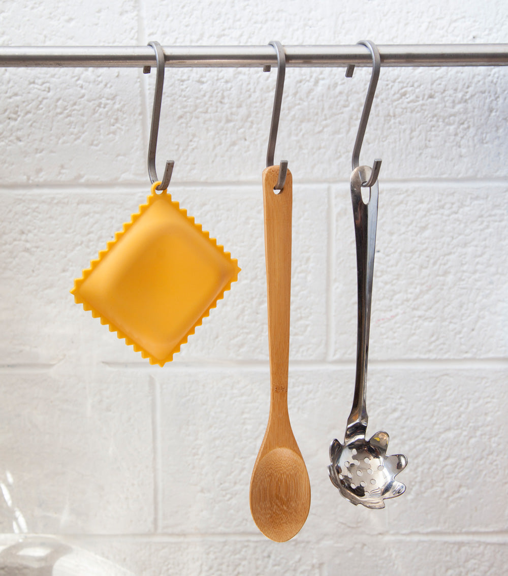Creative kitchen gift set inspired by traditional pasta forms
