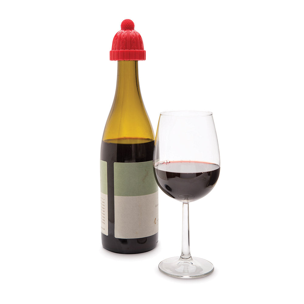 Red Beanie Bottle Stopper