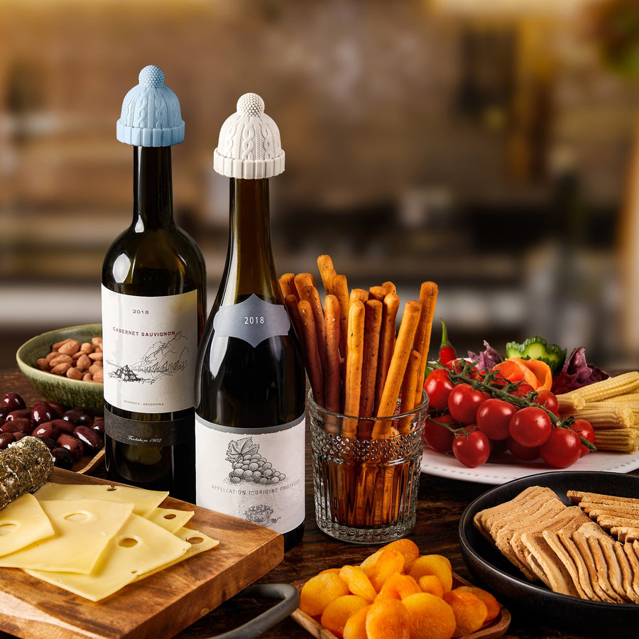 Silicone Hat Wine Bottle Stopper | Beanie - MONKEY BUSINESS