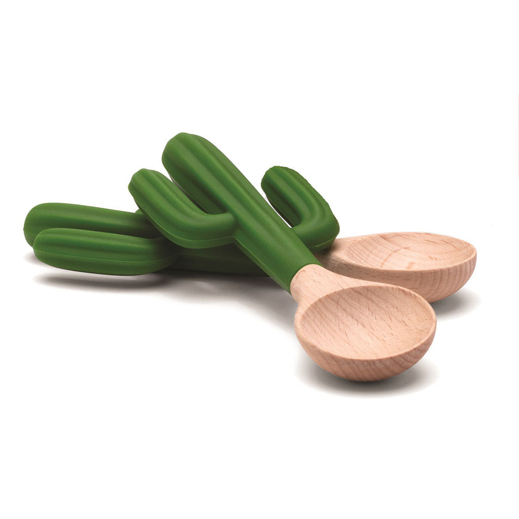 Saguaro Mexican dip spoon 2-pack – back view - Monkey Business