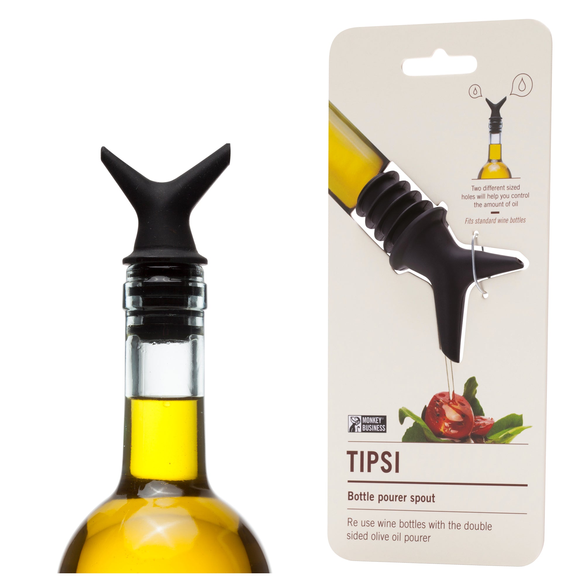 Tipsi bottle pourer – olive oil and bottle spout