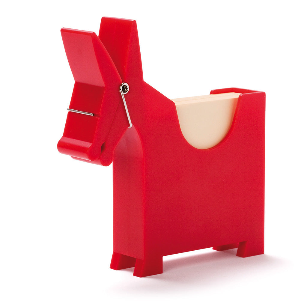 Red MORRIS | Donkey memo holder organizing reminders- Monkey Business