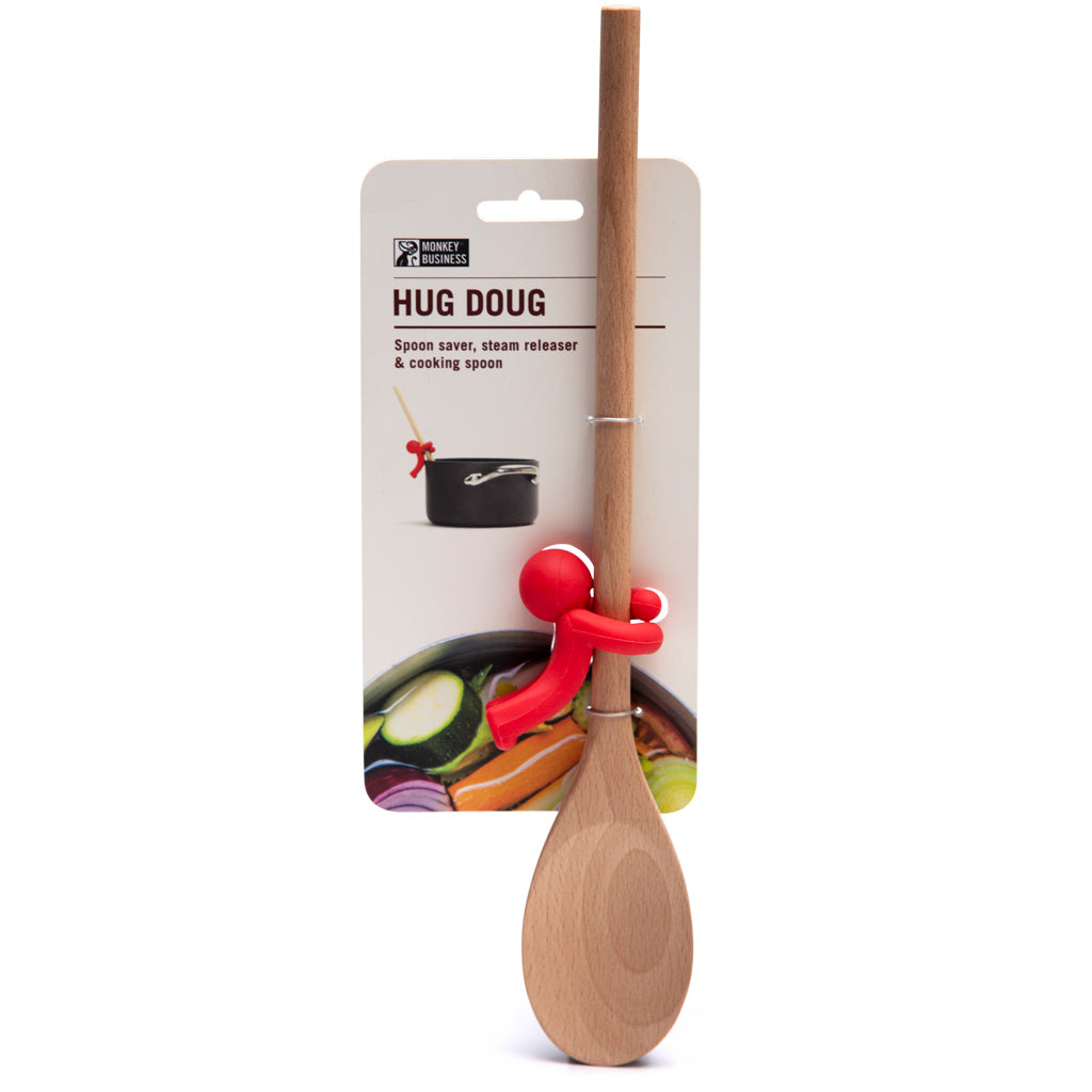  Spoon saver with wood cooking spoon gift