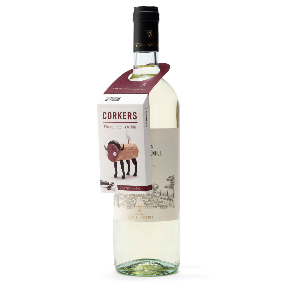 CORKERS BUFFALO | Gift for Wine Lovers - Monkey Business USA