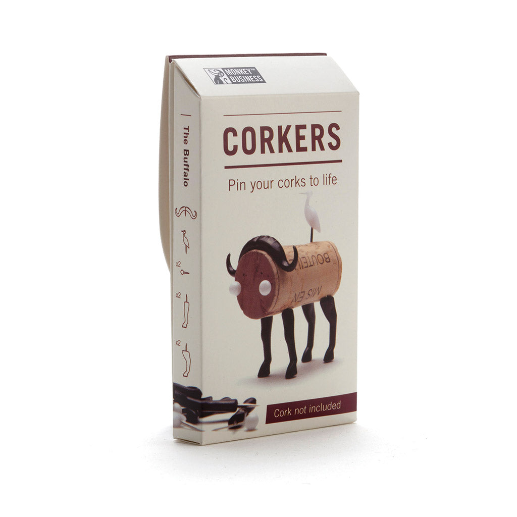 CORKERS BUFFALO | Gift for Wine Lovers - Monkey Business USA
