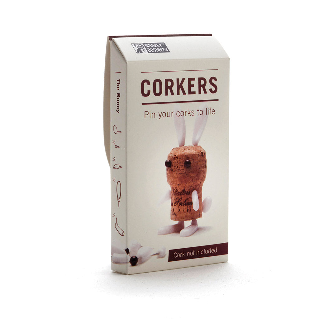 CORKERS BUNNY | Gift for Wine Lovers - Monkey Business USA