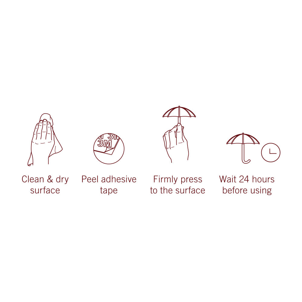 Brolly | 2 Toothbrush Hangers - Monkey Business USA