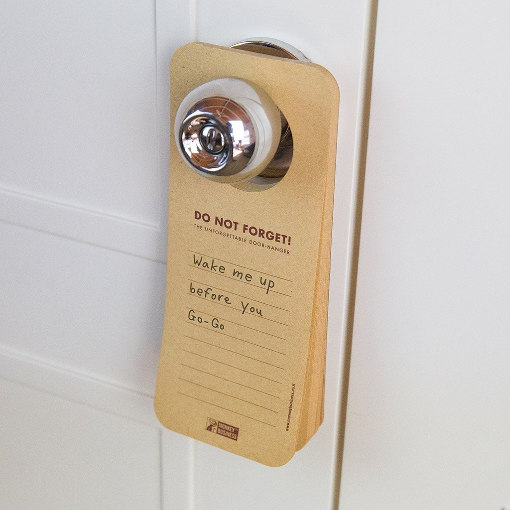 DOORHANGERS | memo pad - Monkey Business USA