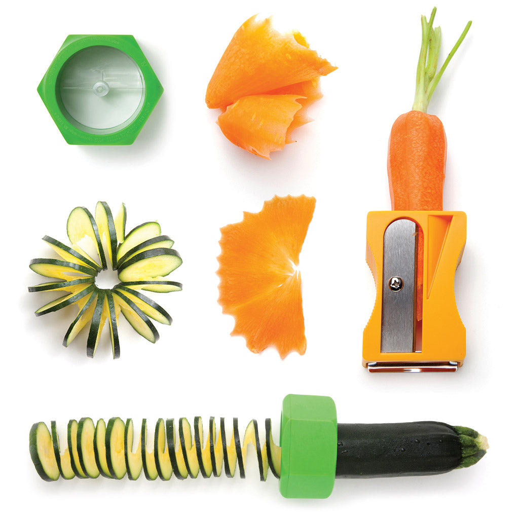 VEGI BUNDLE |  Includes Karoto & Cucumbo - Kitchen Knives - Monkey Business USA