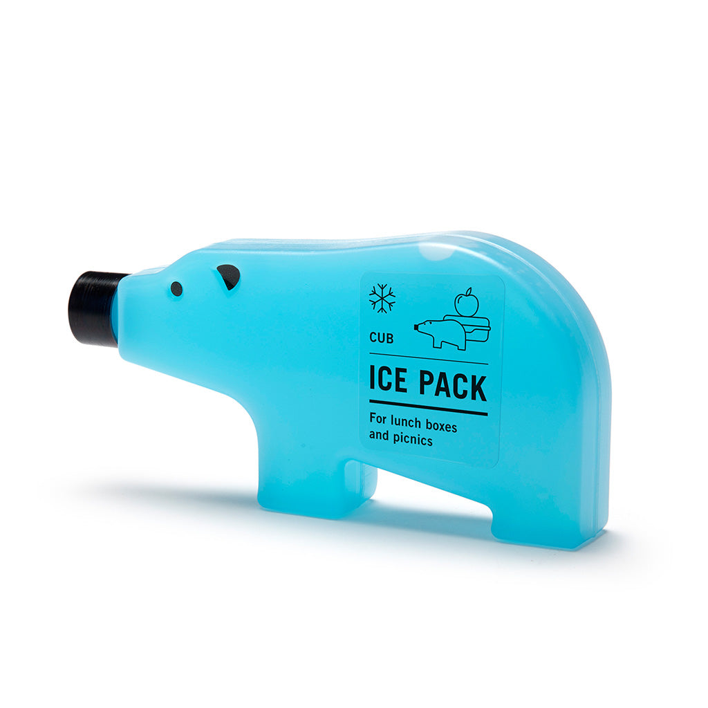 Fun bear-shaped ice pack keeps food fresh