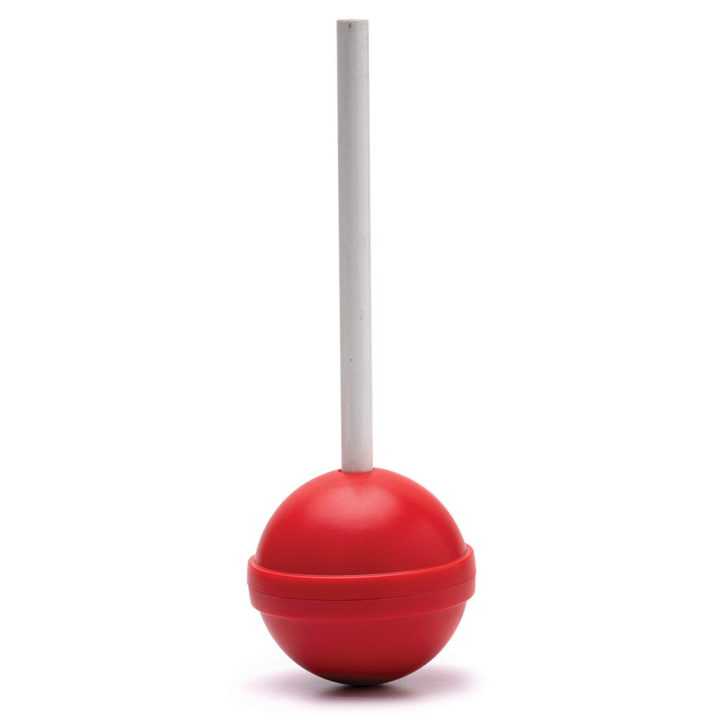 Fun stationery sharpener shaped like a lollipop