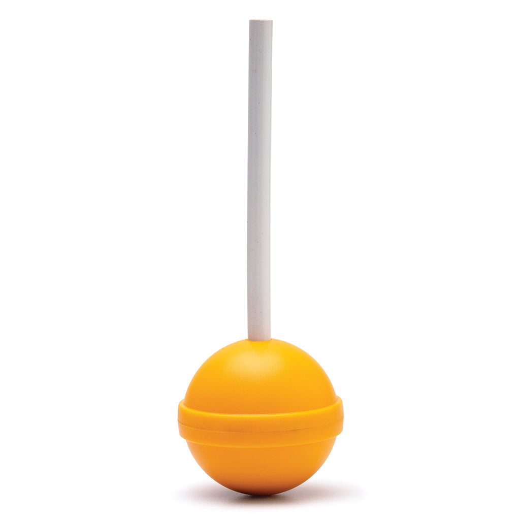 Fun stationery sharpener shaped like a lollipop