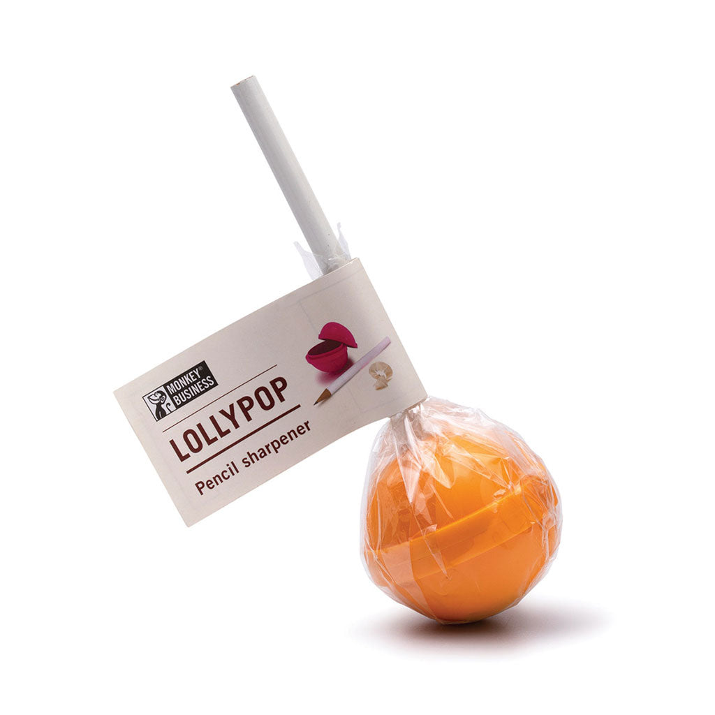 Lollypop pencil sharpener – colorful desk accessory