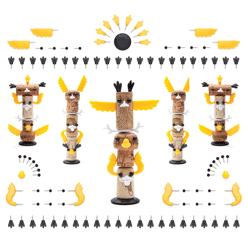 CORKERS TOTEM | Gift for Wine Lovers - Monkey Business USA