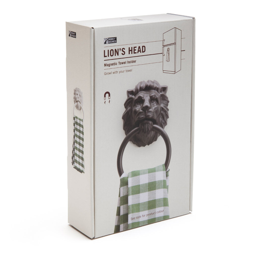 LION'S HEAD | Towel holder - Monkey Business USA
