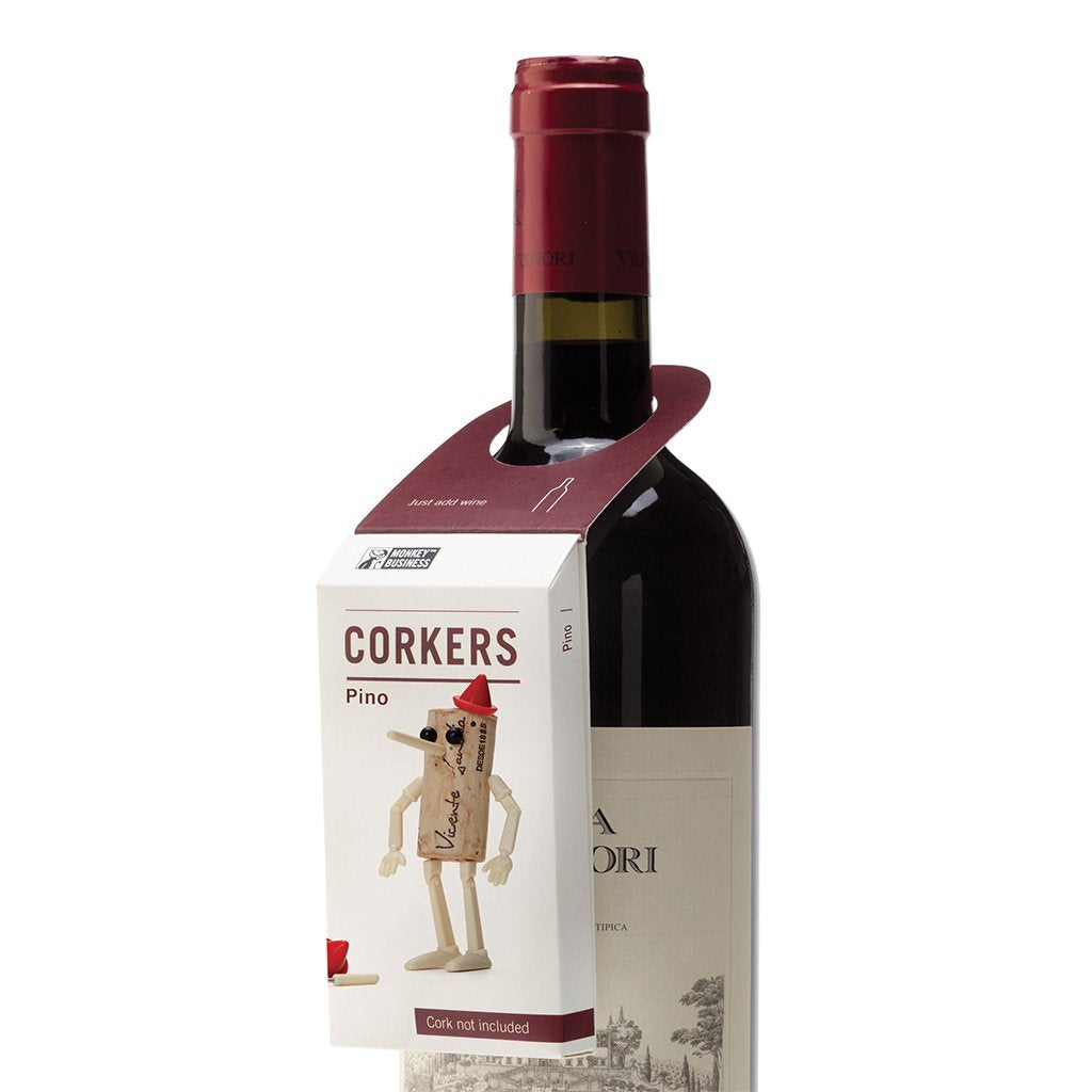 CORKERS PINNOCHIO | Gift for Wine Lovers - Monkey Business USA