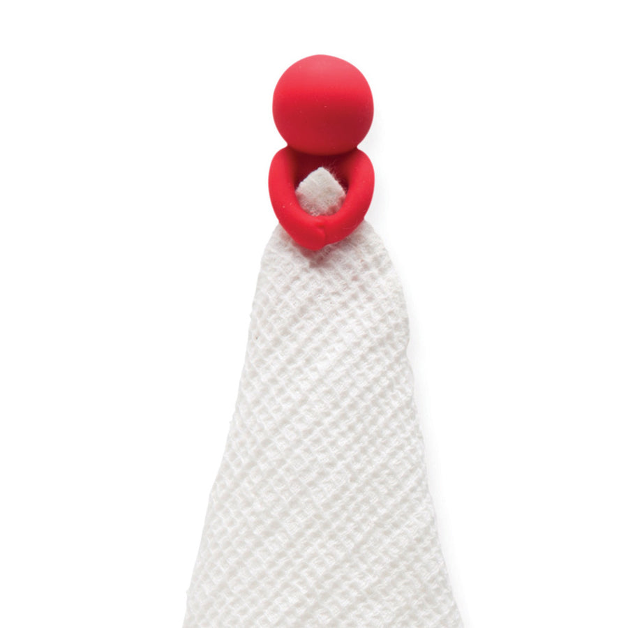 Modesto silicone towel holder – fun kitchen hook