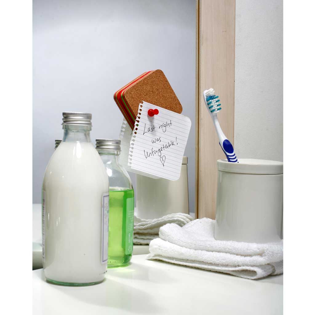 MINI MESSAGE BOARDS | Cork note holder - Monkey Business USA