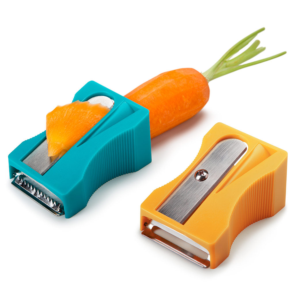 Karoto 2 all-in-one peeler, curler & julienne tool - Kitchen Gadget for Garnishing