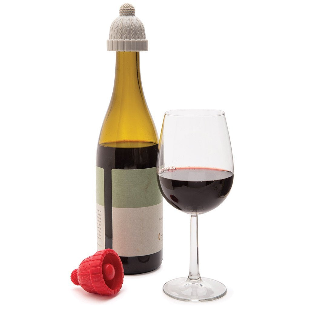 BEANIE  | Winter Hat Wine Bottle Stoppers - Monkey Business