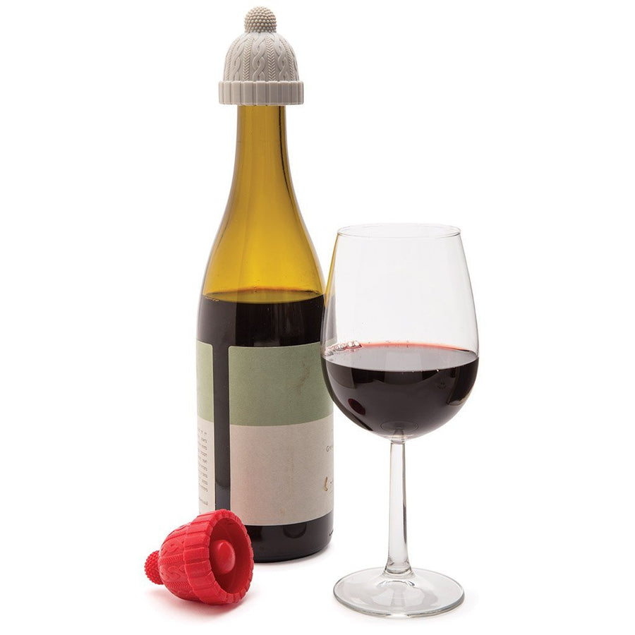 BEANIE  | Winter Hat Wine Bottle Stoppers - Monkey Business 
