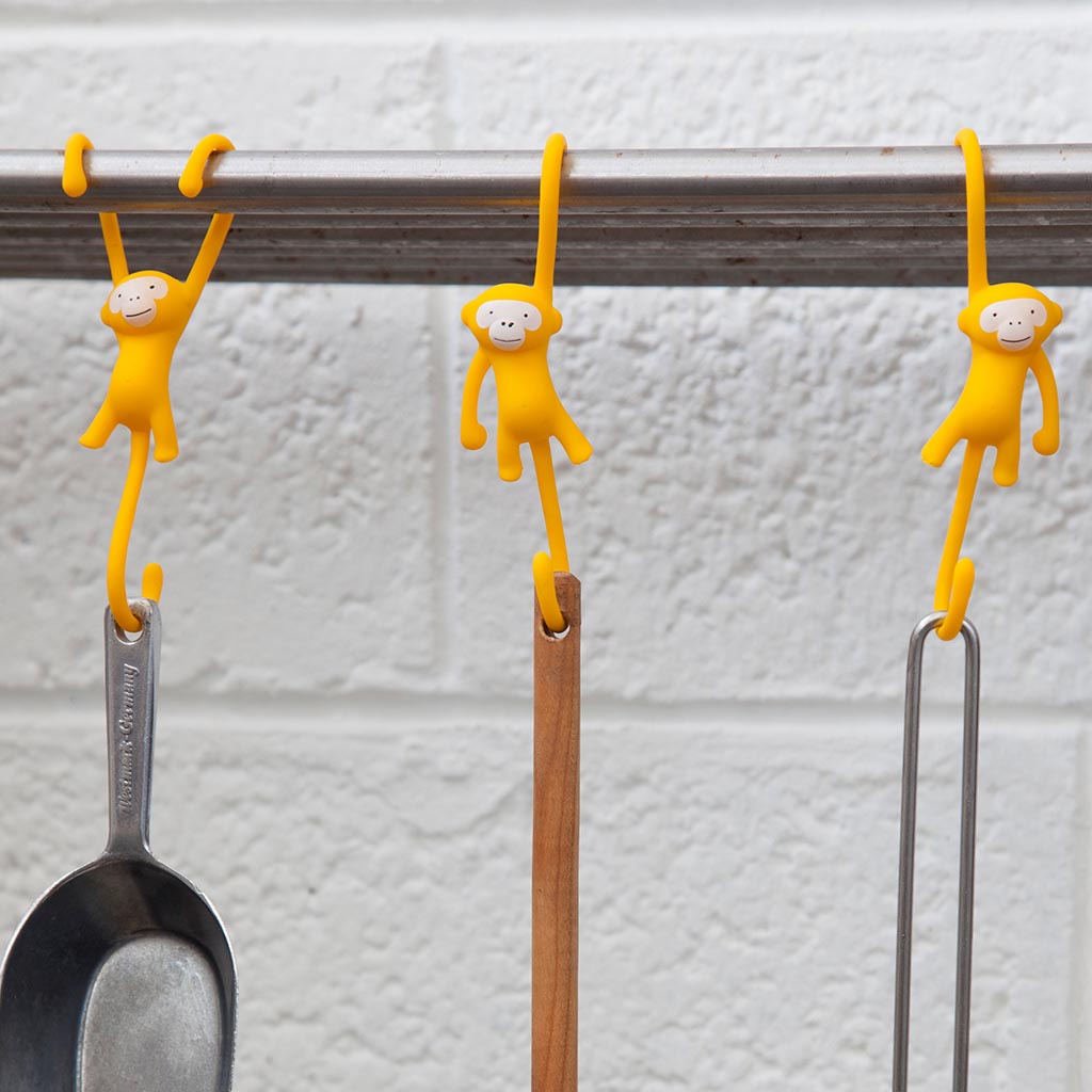 Fun and practical kitchen wall hooks