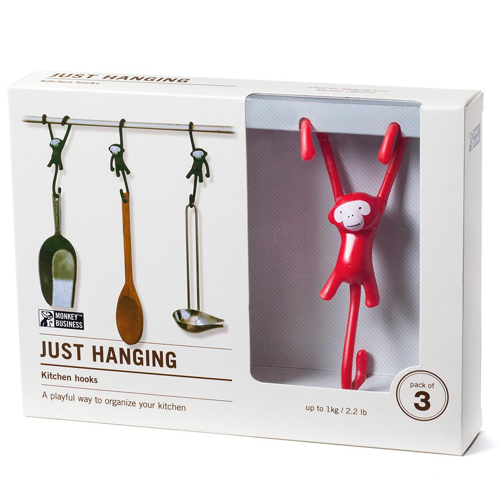 Fun and practical kitchen wall hooks