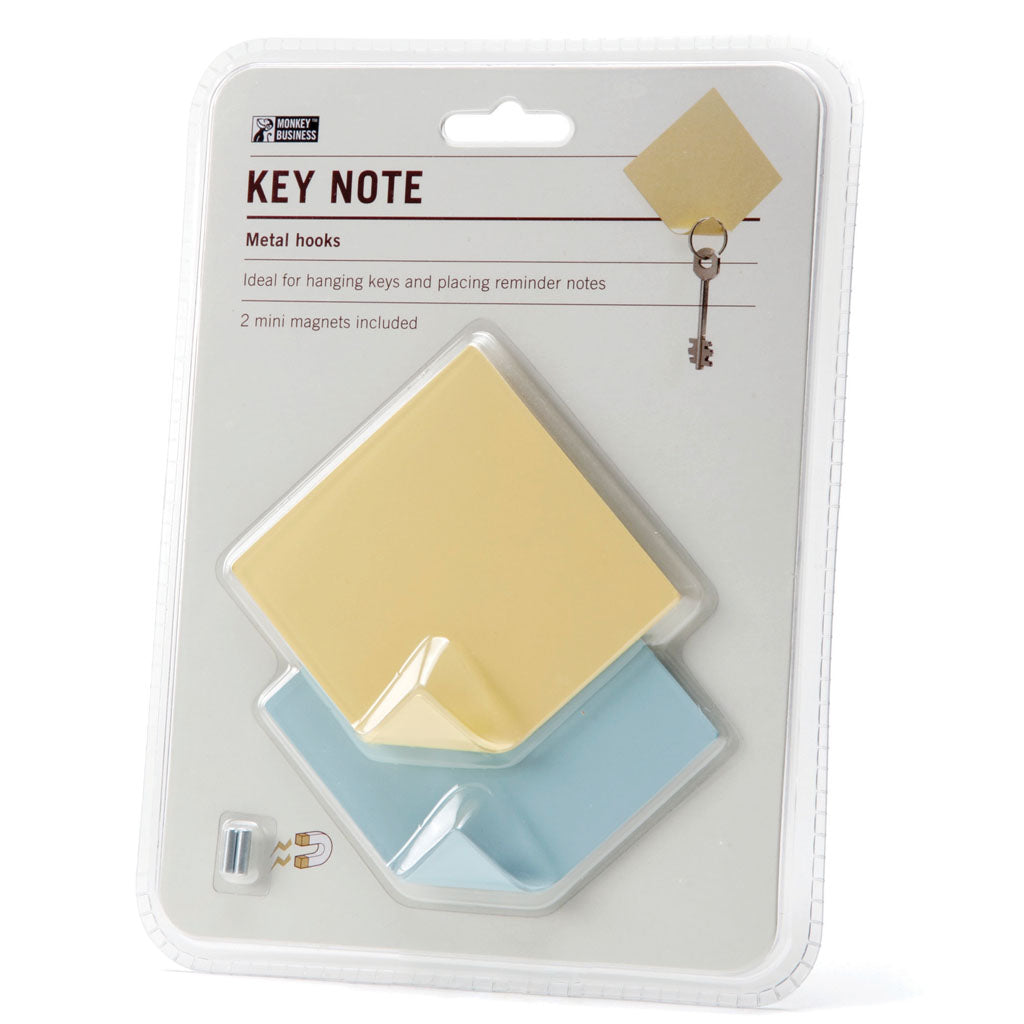 KEY NOTE | Metal shaped hooks - Monkey Business USA