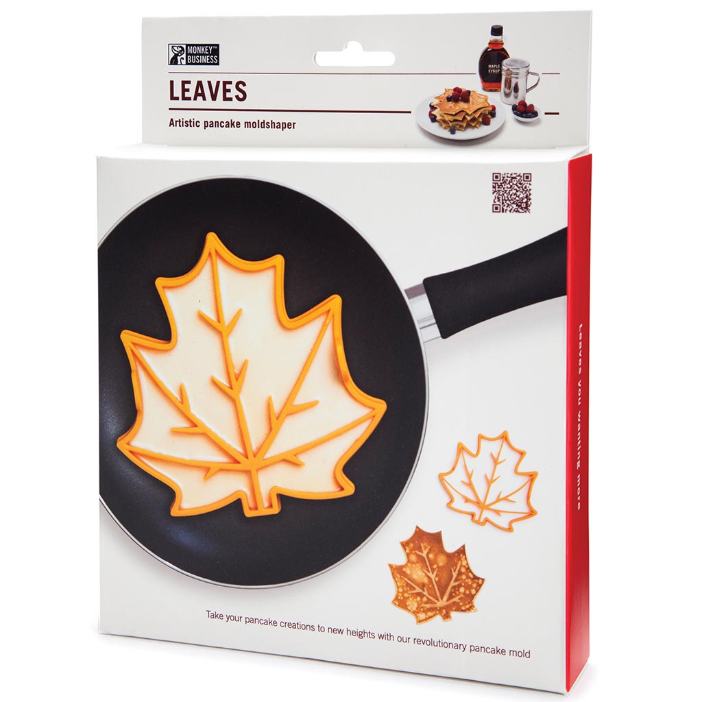 Fun silicone pancake mold in maple leaf shape
