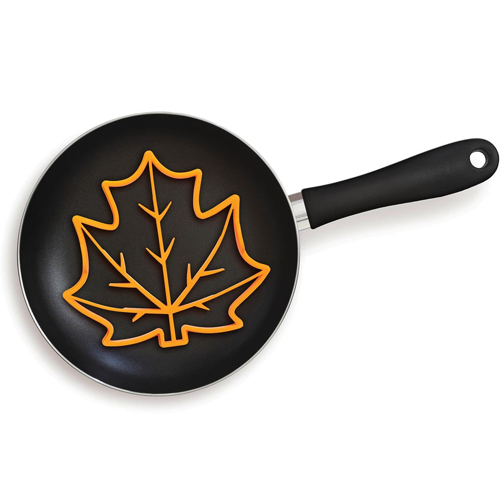Fun silicone pancake mold in maple leaf shape