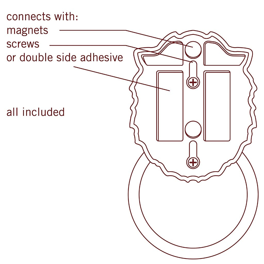 LION'S HEAD | Towel holder - Monkey Business USA